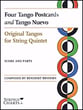 FOUR TANGO POSTCARDS AND TANGO NUEVO STRING QUINTET-P.O.P. cover